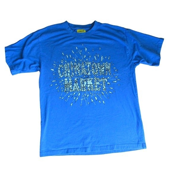 Chinatown Market T-shirt  Blue Shatter Graphic - Picture 3 of 4